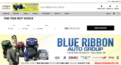 Desktop Screenshot of blueribbonautos.com