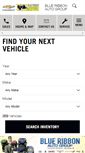 Mobile Screenshot of blueribbonautos.com